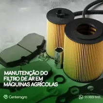 Manutenção do  filtro de ar em  máquinas agrícolas