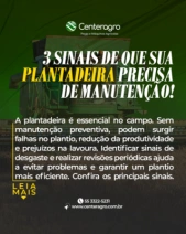 3 Sinais de que sua Plantadeira precisa de Manutenção!