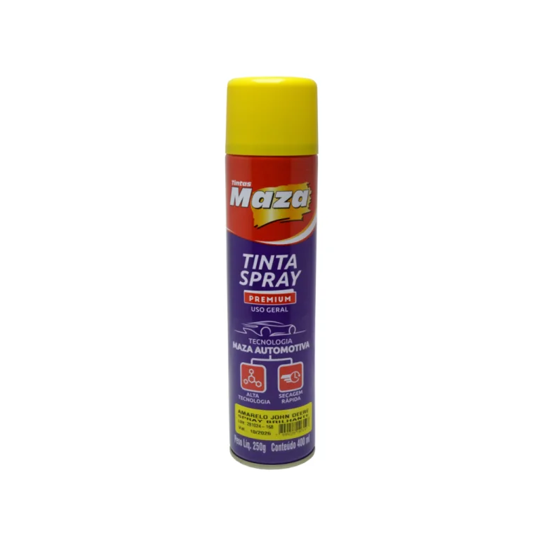 Tinta Spray Brilhante Amarelo John Deere 250G - 30410