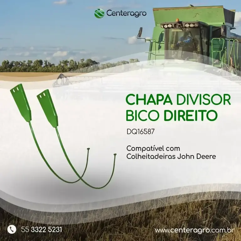 Chapa divisor bico direito 