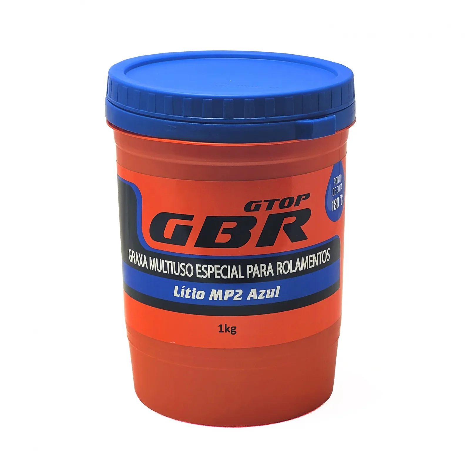 Graxa GTOP / GBR de lítio MP2 azul - 1 kg - GBR 1 kg